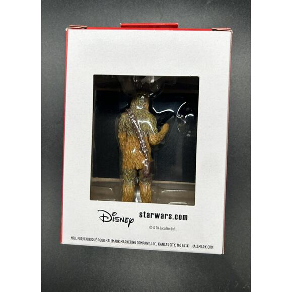 Hallmark Ornament Star Wars Chewbacca with Bowcaster Christmas 2021 - Picture 2 of 4
